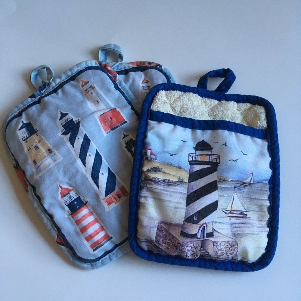 Lighthouse Pot Holder Bundle